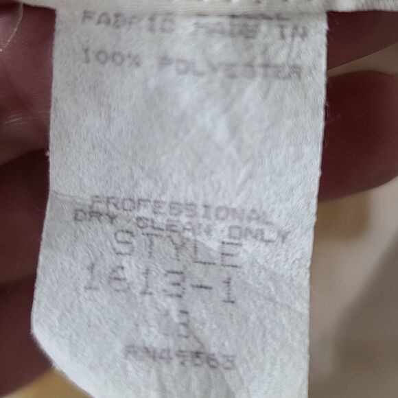 VICTOR Costa 1980's Vintage White Pleated Skirt - Picture 10 of 13